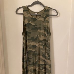 Old Navy Camo Tank Dress